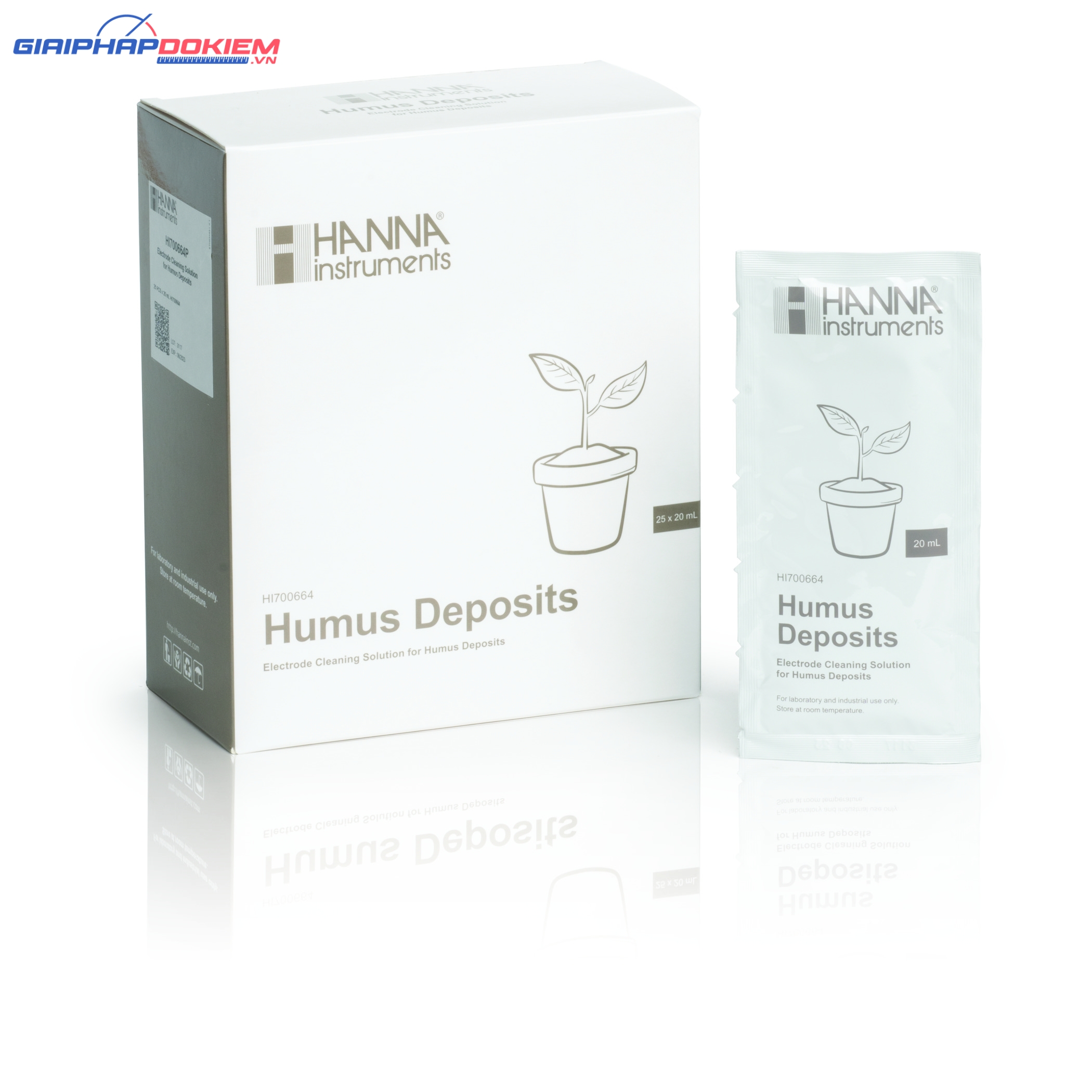 Dung Dịch Rửa Điện Cực Trong Đất Mùn - Humus, 25x20mL Hanna HI700664P 2 Dung Dịch Rửa Điện Cực Trong Đất Mùn - Humus, 25x20mL Hanna HI700664P