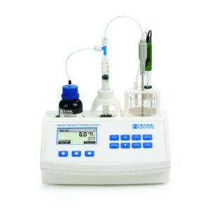 Máy chuẩn độ mini đo pH và nồng độ axit trong giấm Hanna HI84534-02