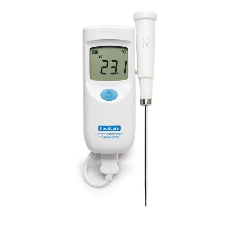Máy Đo Nhiệt Độ Trong Thực Phẩm Cổng K Với Điện Cực Có Thể Thay Đổi Hanna HI9350011 1 Máy Đo Nhiệt Độ Trong Thực Phẩm Cổng K Với Điện Cực Có Thể Thay Đổi Hanna HI9350011