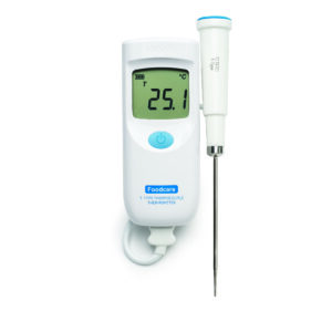 Máy Đo Nhiệt Độ Trong Thực Phẩm Đi Kèm Điện Cực Có Thể Tháo Rời FC767C1 Với Cổng Kết Nối Kiểu T Hanna HI9350041