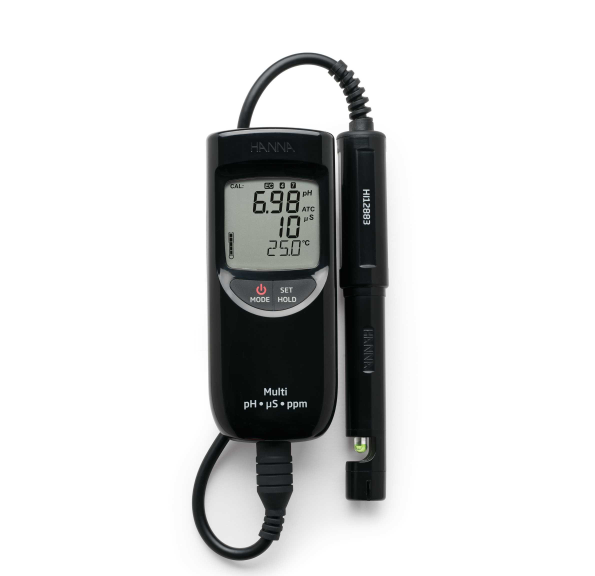 Máy Đo pH/EC/TDS/Nhiệt Độ Chống Thấm Nước (Thang Thấp) Hanna HI991300 Máy Đo pH/EC/TDS/Nhiệt Độ Chống Thấm Nước (Thang Thấp) Hanna HI991300