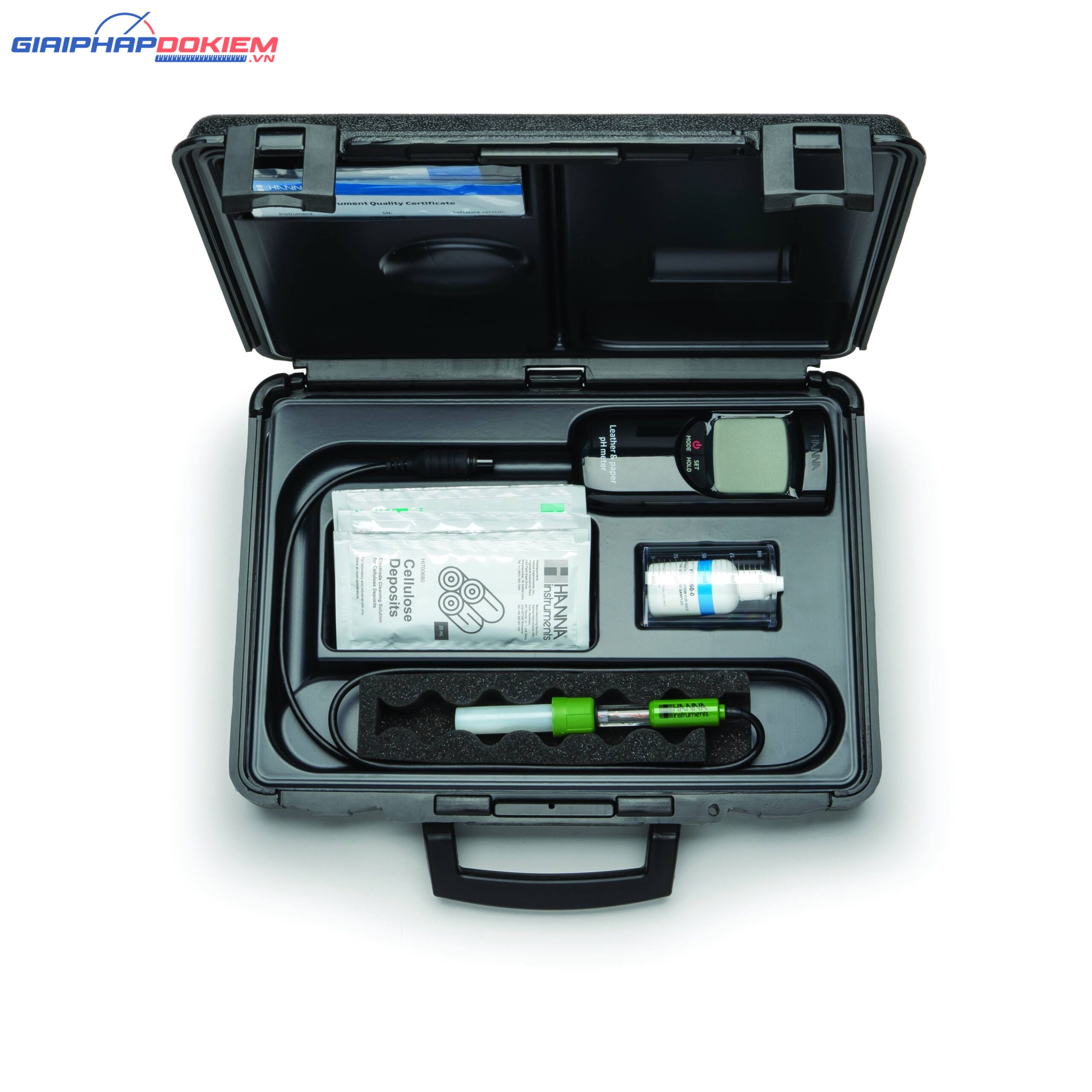 Máy Đo pH/Nhiệt Độ Cho Bề Mặt Giấy Và Da Thuộc Hanna HI99171 3 Máy Đo pH/Nhiệt Độ Cho Bề Mặt Giấy Và Da Thuộc Hanna HI99171 - Ảnh 3