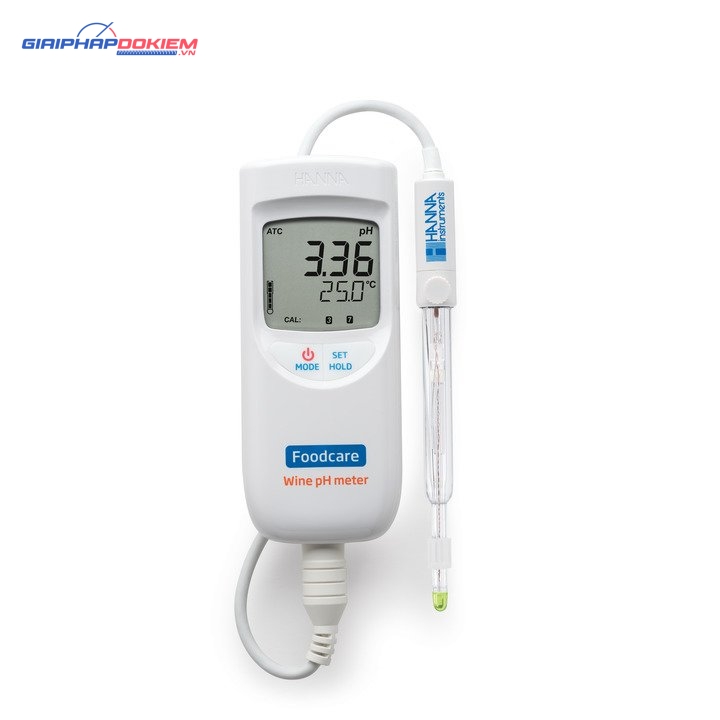 Máy Đo pH/Nhiệt Độ Trong Nước Ép Và Must Của Rượu Nho Hanna HI99111 1 Máy Đo pH/Nhiệt Độ Trong Nước Ép Và Must Của Rượu Nho Hanna HI99111