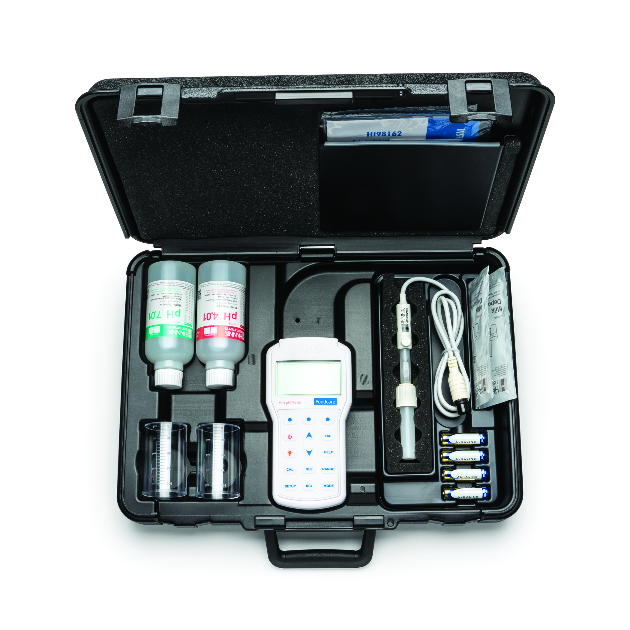 Máy đo pH/Nhiệt Độ Trong Sữa Với Độ Phân Giải ±0.002 pH Hanna HI98162 4 Máy đo pH/Nhiệt Độ Trong Sữa Với Độ Phân Giải ±0.002 pH Hanna HI98162 - Ảnh 4