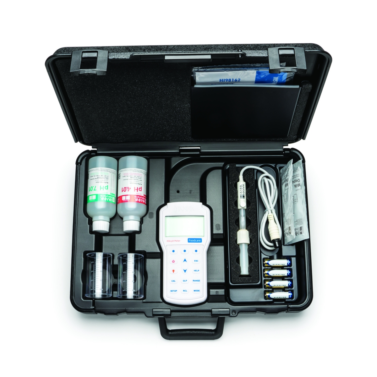 Máy đo pH/Nhiệt Độ Trong Sữa Với Độ Phân Giải ±0.002 pH Hanna HI98162 Máy đo pH/Nhiệt Độ Trong Sữa Với Độ Phân Giải ±0.002 pH Hanna HI98162