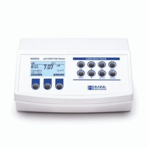 Máy Đo pH/ORP/ISE/Nhiệt Độ Để Bàn Không Kèm Điện Cực Hanna HI3221-02