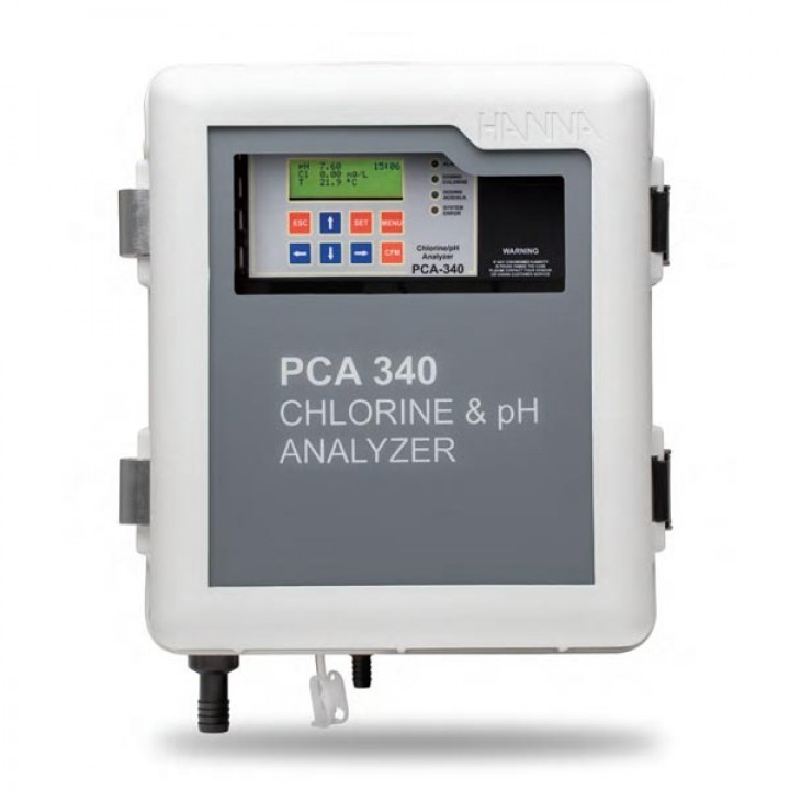 Máy Phân Tích Và Kiểm Soát Clo, pH Và Nhiệt Độ Hanna PCA340-2 1 Máy Phân Tích Và Kiểm Soát Clo, pH Và Nhiệt Độ Hanna PCA340-2