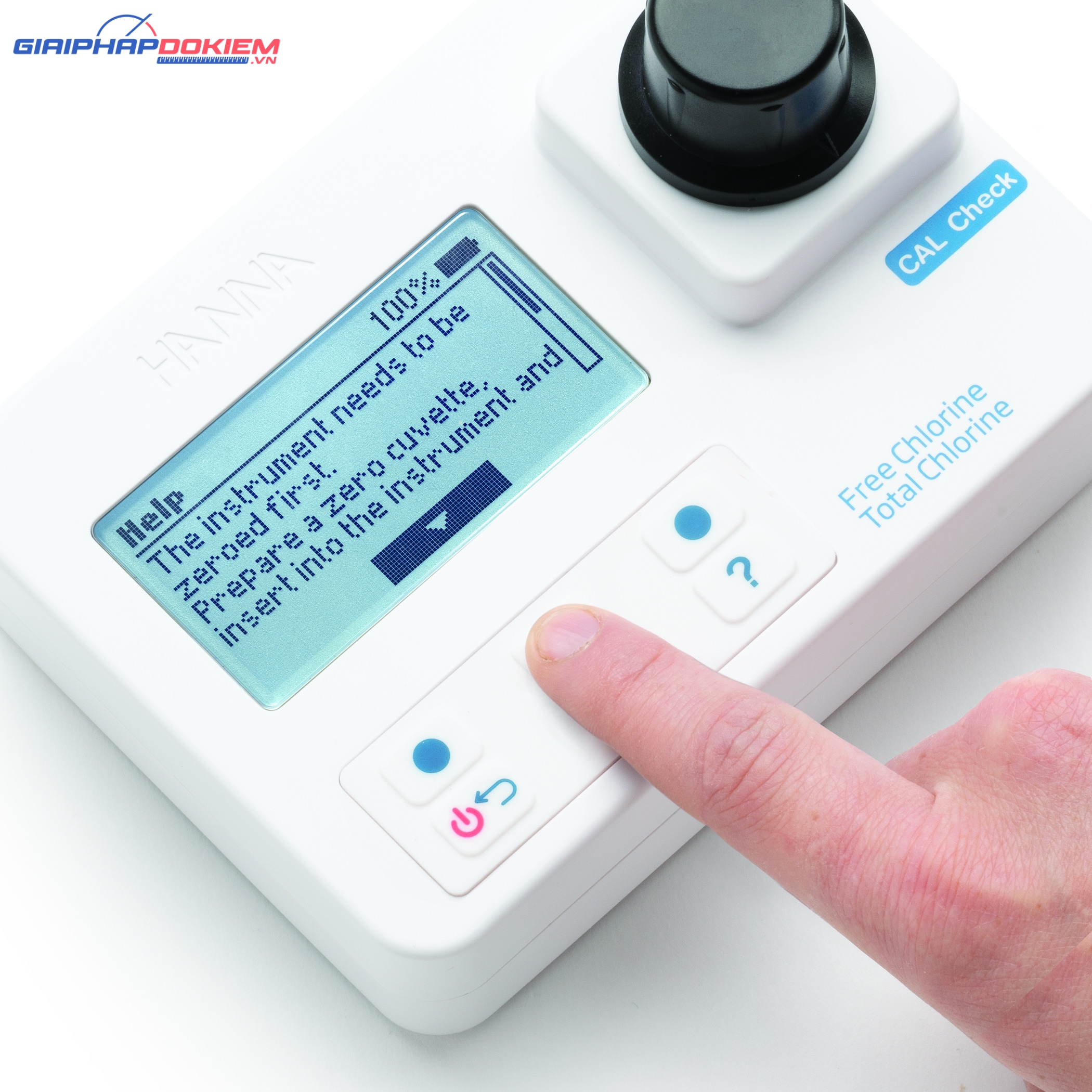 Máy Quang Đo Clo Dư Và Clo Tổng Trong Nước Sạch Hanna HI97734 4 Máy Quang Đo Clo Dư Và Clo Tổng Trong Nước Sạch Hanna HI97734 - Ảnh 3