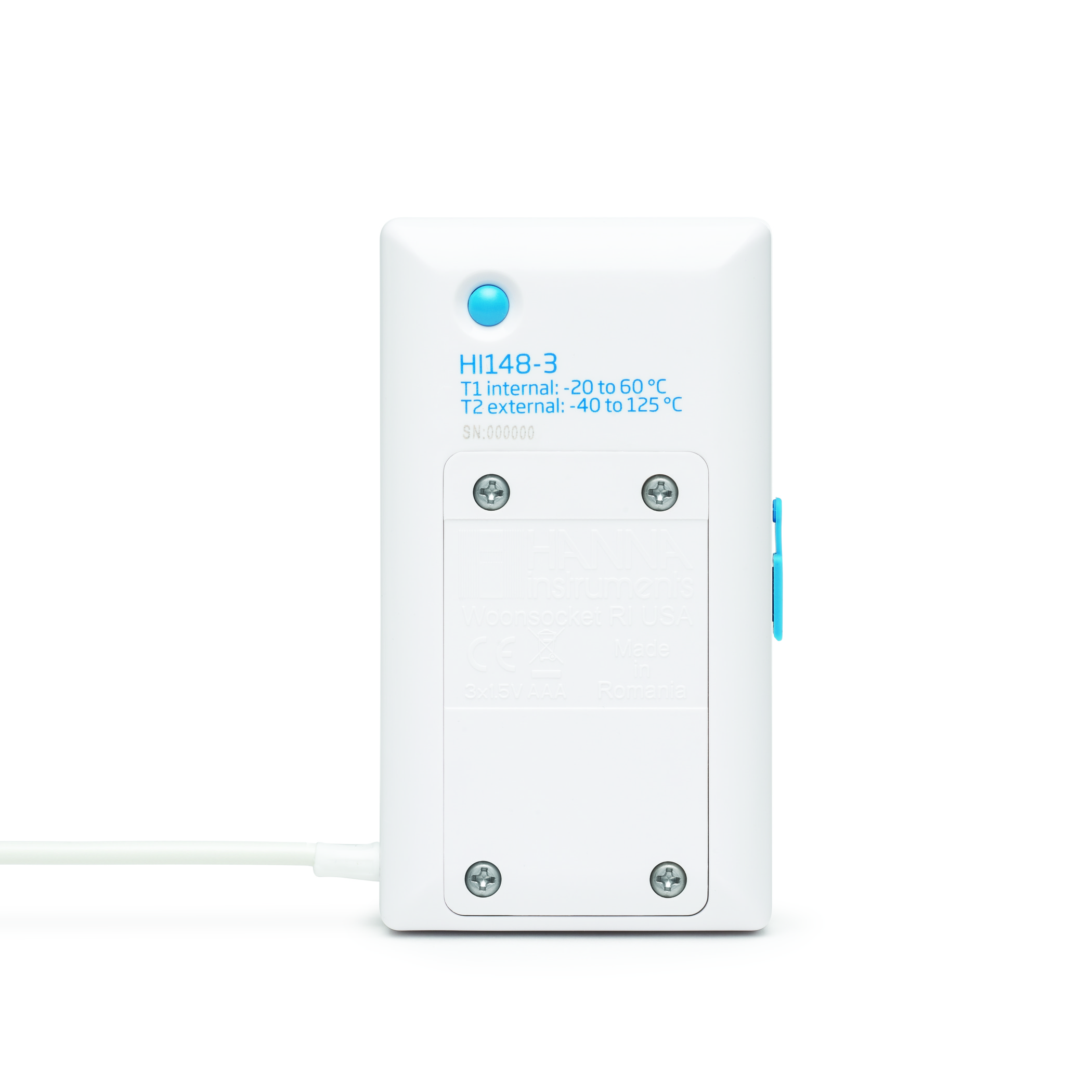 Nhiệt Kế Ghi Dữ Liệu Với Cảm Biến Bên Ngoài Và Bên Trong Hanna HI148-3 5 Nhiệt Kế Ghi Dữ Liệu Với Cảm Biến Bên Ngoài Và Bên Trong Hanna HI148-3 - Ảnh 5