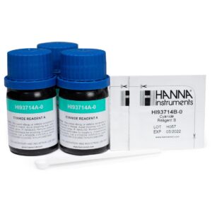 Thuốc Thử Cyanide Dùng Cho Máy Đo, 100 Lần Đo Hanna HI93714-01
