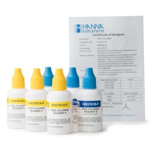 Thuốc Thử Đo Clo Dư Dạng Nước, 300 Lần Đo Hanna HI93701-F