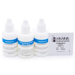 Thuốc Thử Hypoclorit (50-150g/L) Cho HI3843, 100 Lần Đo Hanna HI3843-100