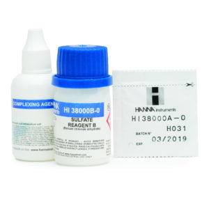 Thuốc Thử Sunfat (20-100mg/L) Cho Test Kit HI38000, 100 Lần Đo Hanna HI38000-10