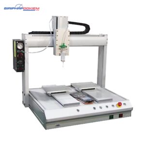 Robot phun keo 4 trục để bàn Waterun DJ-5331