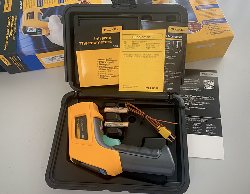 Súng đo nhiệt độ bằng hồng ngoại FLUKE-566 (650℃) 10 Súng đo nhiệt độ bằng hồng ngoại FLUKE-566 (650℃)