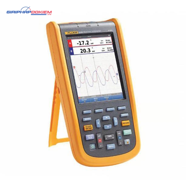Máy hiện sóng cầm tay FLUKE-124B/INT (40Mhz, 2CH) 3 Máy hiện sóng cầm tay FLUKE-124B/INT (40Mhz, 2CH)