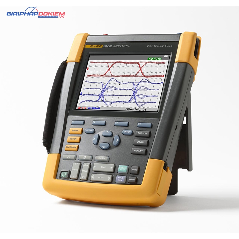 Máy hiện sóng cầm tay FLUKE-190-502-III (500Mhz, 2CH, 5 GS/s, Cách ly) 6 Máy hiện sóng cầm tay FLUKE-190-502-III (500Mhz, 2CH, 5 GS/s, Cách ly) - Ảnh 3