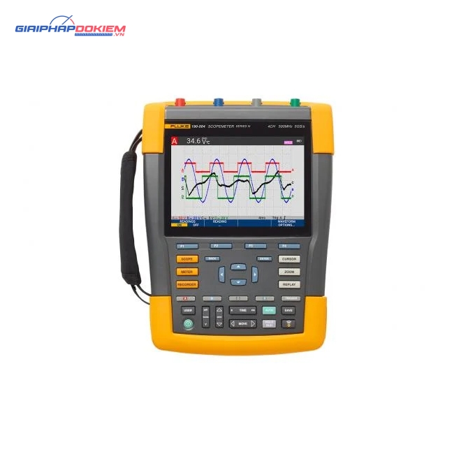 Máy hiện sóng cầm tay FLUKE-190-502-III (500Mhz, 2CH, 5 GS/s, Cách ly) 4 Máy hiện sóng cầm tay FLUKE-190-502-III (500Mhz, 2CH, 5 GS/s, Cách ly)