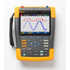 Máy hiện sóng cầm tay FLUKE-190-502-III-S (500Mhz, 2CH, 5 GS/s, Cách ly, FlukeView)