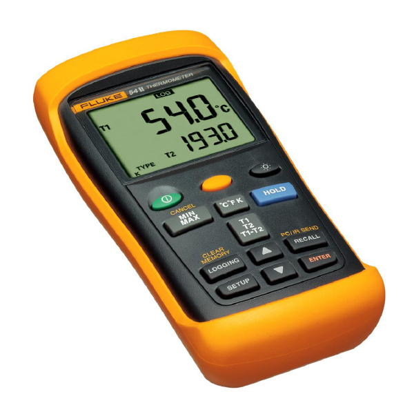 Thiết bị đo nhiệt độ 2 kênh kèm ghi dữ liệu FLUKE-54-2 B 50HZ (Fluke 54-II B) 4 Thiết bị đo nhiệt độ 2 kênh kèm ghi dữ liệu FLUKE-54-2 B 50HZ (Fluke 54-II B)