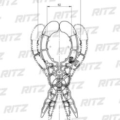 Kẹp Thảm Terex Ritz FLV16886-1 10 flv16886 1 pregador de cobertura 2