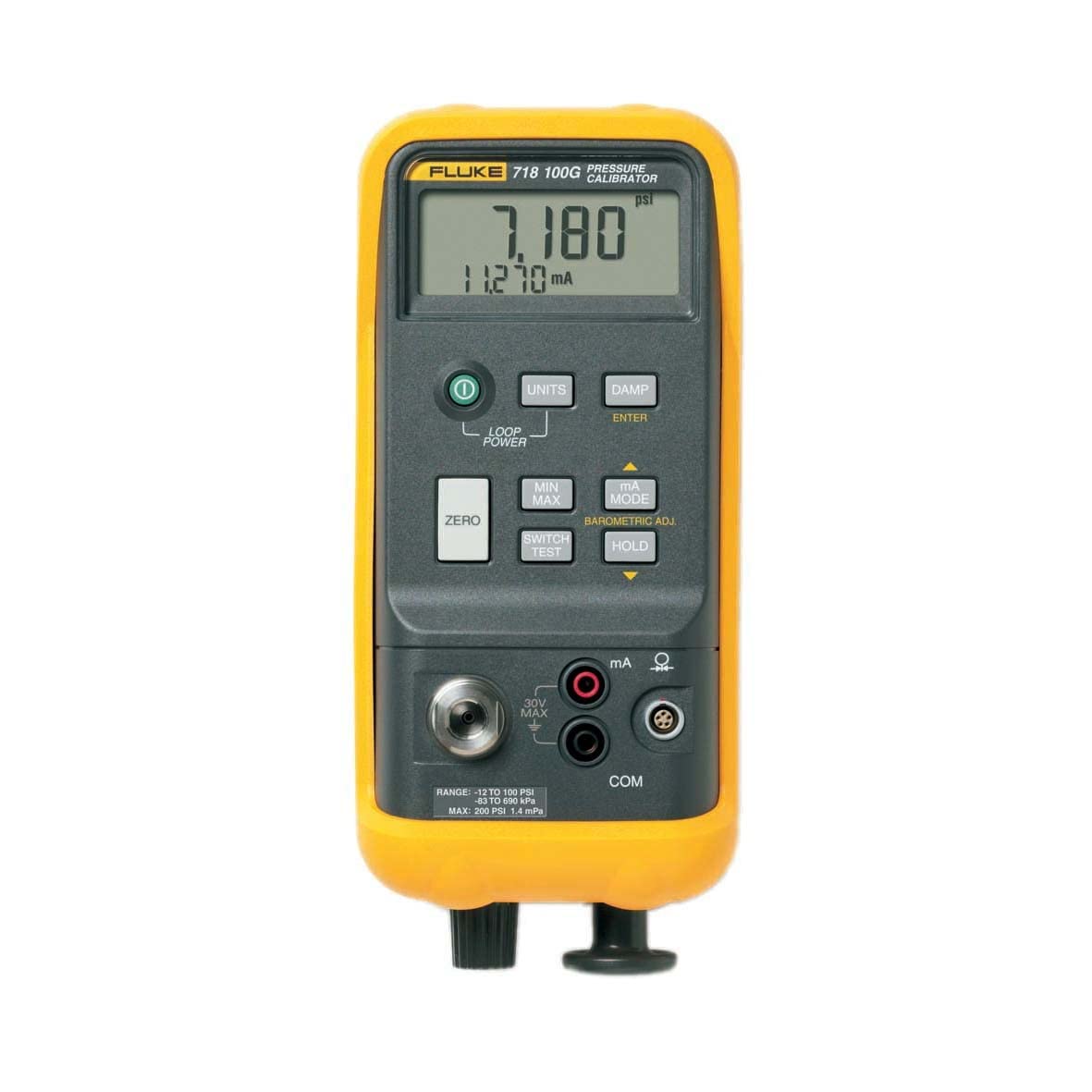 Máy hiệu chuẩn áp suất FLUKE-718 100US (-12 ~ 100 PSI) 3 Máy hiệu chuẩn áp suất FLUKE-718 100US (-12 ~ 100 PSI)