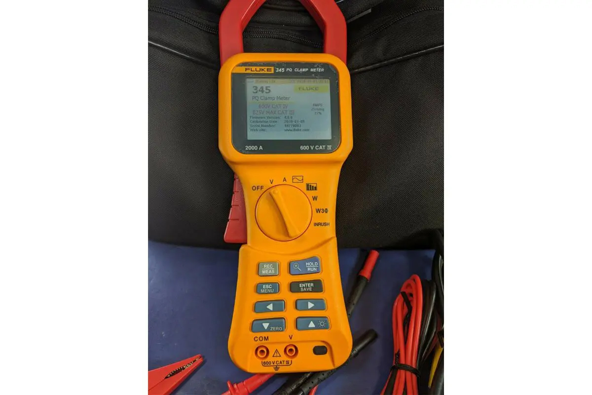 Ampe kìm phân tích công suất AC/DC Fluke 345 (2000A, Dataloger) 4 Ampe kìm phân tích công suất AC/DC Fluke 345 (2000A, Dataloger)
