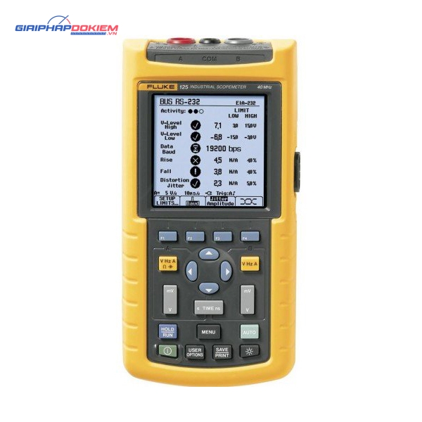 Máy hiện sóng cầm tay Fluke 125 (40Mhz, 2CH) 3 Máy hiện sóng cầm tay Fluke 125 (40Mhz, 2CH)