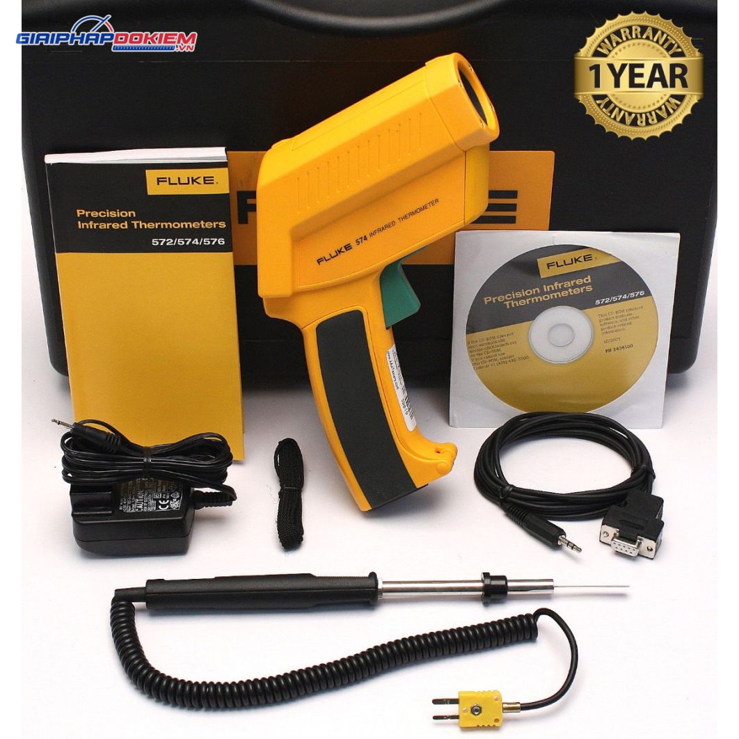 Súng đo nhiệt độ bằng hồng ngoại Fluke-574-CF (900℃, SW CLOSE FOCUS) 2 Súng đo nhiệt độ bằng hồng ngoại Fluke-574-CF (900℃, SW CLOSE FOCUS)