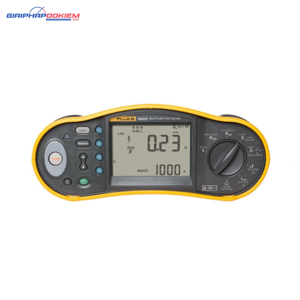 Thiết bị kiểm tra lắp đặt điện đa năng FLUKE 1652C 3 Thiết bị kiểm tra lắp đặt điện đa năng FLUKE 1652C