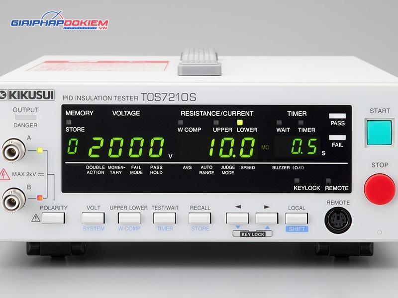 Thiết bị kiểm tra cách điện PID KIKUSUI TOS7210S 5 Thiết bị kiểm tra cách điện PID KIKUSUI TOS7210S - Ảnh 2