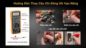 Hướng Dẫn Thay Cầu Chì Đồng Hồ Vạn Năng An Toàn Và Hiệu Quả 4 Các bước thay cầu chì đồng hồ vạn năng