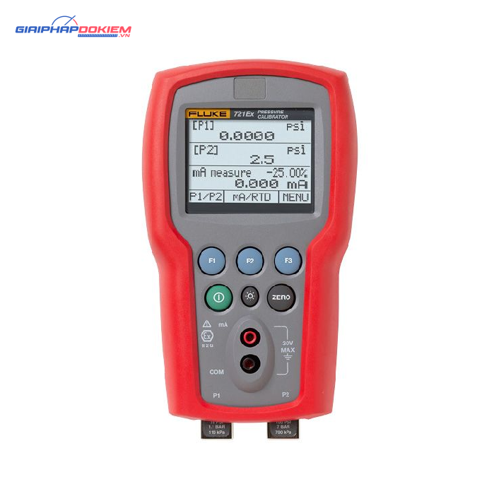 Thiết bị hiệu chuẩn áp suất chính xác FLUKE 721Ex-3603 (Intrinsically Safe, -0.83~20 bar) 6 Thiết bị hiệu chuẩn áp suất chính xác FLUKE 721Ex-3603 (Intrinsically Safe, -0.83~20 bar)