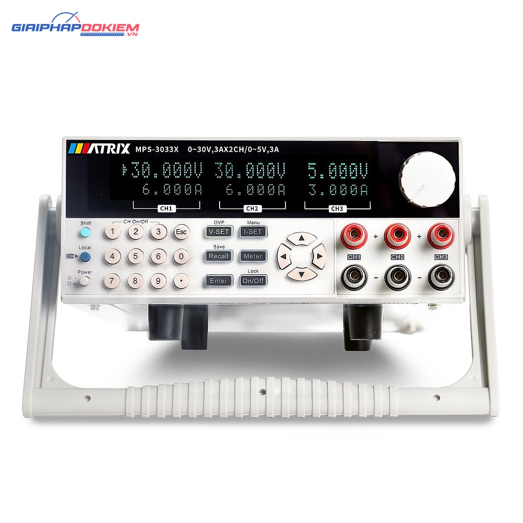 Bộ nguồn lập trình Matrix MPS-3063X (30V/6A) 6 Bộ nguồn lập trình Matrix MPS-3063X (30V/6A)