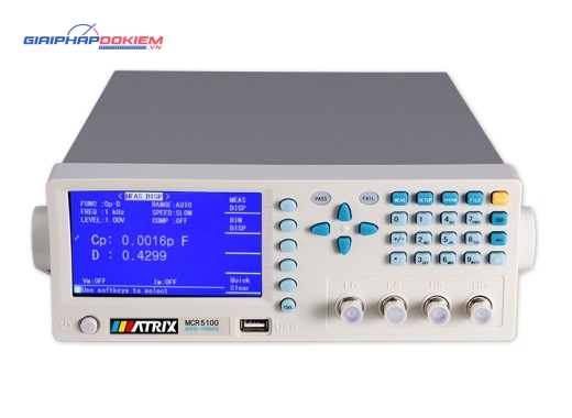 Máy đo LCR độ chính xác cao Matrix MCR-5200 5 Máy đo LCR độ chính xác cao Matrix MCR-5200
