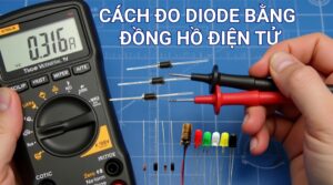 Cách Đo Diode Bằng Đồng Hồ Điện Tử Nhanh Chóng, Chính Xác 1 Cách đo diode bằng đồng hồ điện tử