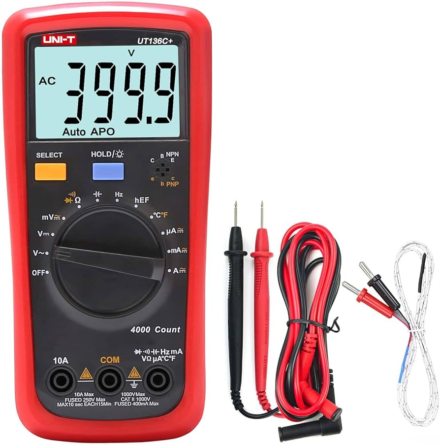 Đồng hồ vạn năng cầm tay UNI-T UT136C+ 13 Đồng hồ vạn năng cầm tay UNI-T UT136C+ - Ảnh 6