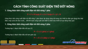 Cách Tính Công Suất Điện Trở Đốt Nóng Chính Xác, Dễ Hiểu 13 Cách tính công suất điện trở đốt nóng