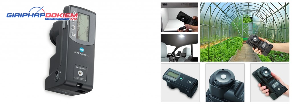 Máy đo quang phổ ánh sáng KONICA MINOLTA CL-500A 39 Máy đo quang phổ ánh sáng KONICA MINOLTA CL-500A