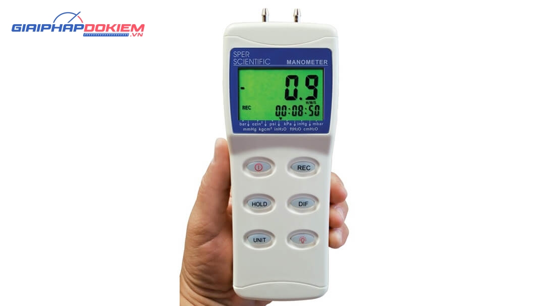 Máy đo áp suất Sper Scientific 840082 8 Máy đo áp suất Sper Scientific 840082 - Ảnh 3