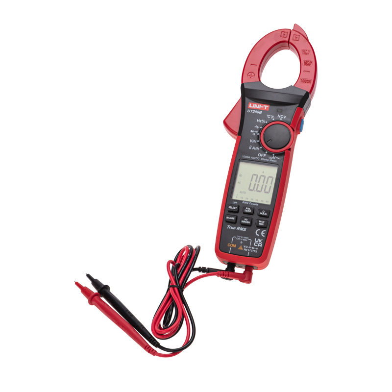 Ampe kìm UNI-T UT208B (AC/DC 1000A,True RMS) 19 Ampe kìm UNI-T UT208B (AC/DC 1000A,True RMS) - Ảnh 9