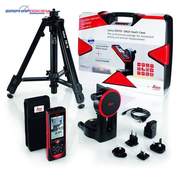Máy đo khoảng cách laser Leica DISTO D810 Package 200m 2 Máy đo khoảng cách laser Leica DISTO D810 Package
