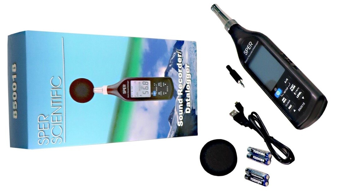 Máy đo âm thanh Sper Scientific 850018 7 Máy đo âm thanh Sper Scientific 850018 - Ảnh 2