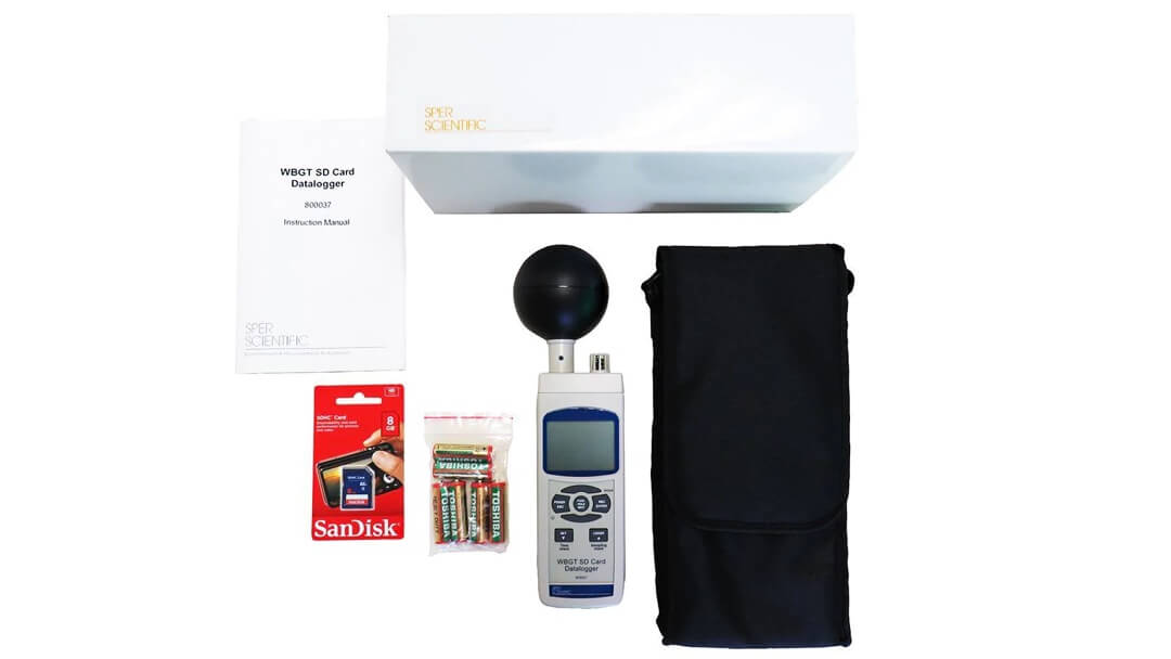 Máy đo ứng suất nhiệt WBGT Sper Scientific 800037 7 Máy đo ứng suất nhiệt WBGT Sper Scientific 800037 - Ảnh 2