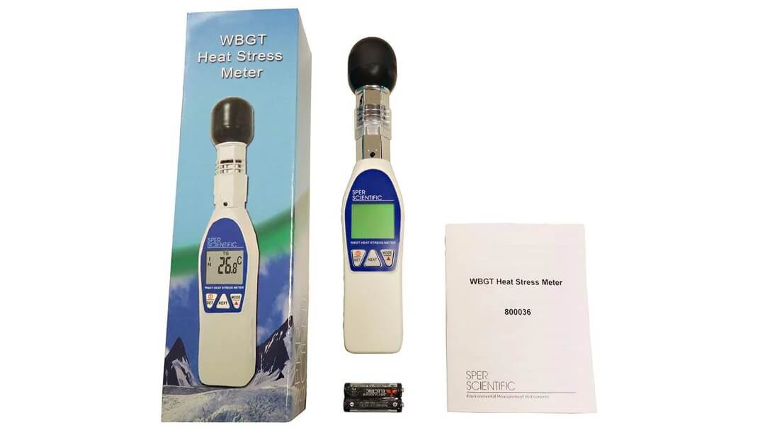 Máy đo ứng suất nhiệt WBGT Sper Scientific 800036 6 Máy đo ứng suất nhiệt WBGT Sper Scientific 800036 - Ảnh 2