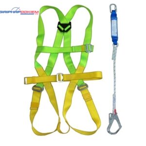 Dây an toàn toàn thân và dây treo giảm sóc 1 móc thép ADELA H4501+EW31