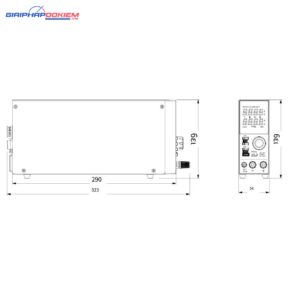 Nguồn lập trình DC Faith FTL4016P (180W, 40.5V, 16.4A, 10mV/10mA) 5 ftlp 1