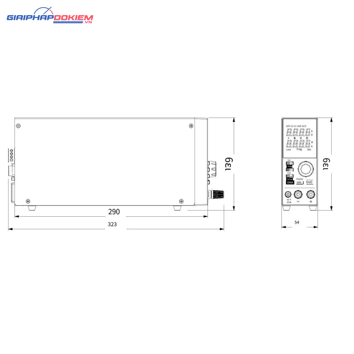 Nguồn lập trình DC Faith FTL8005P (100W, 81V, 5.1A, 10mV/1mA) 4 Nguồn lập trình DC Faith FTL8005P (100W, 81V, 5.1A, 10mV/1mA) - Ảnh 2