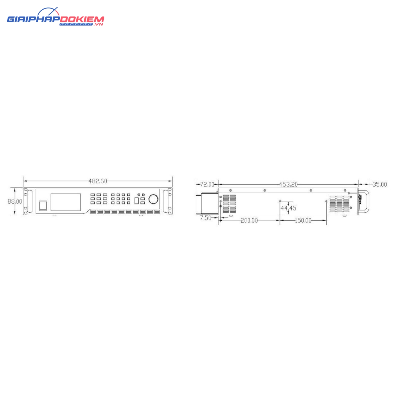 Nguồn lập trình DC Faith FTP032-80-60C (80V, 60A, 3.2kW) 4 Nguồn lập trình DC Faith FTP032-80-60C (80V, 60A, 3.2kW) - Ảnh 2