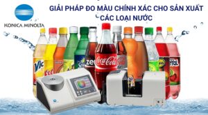 Giải Pháp Đo Màu Chính Xác Cho Sản Xuất Các Loại Nước - Máy Đo Màu Konica Minolta 2 Giải pháp đo màu chính xác cho sản xuất các loại nước